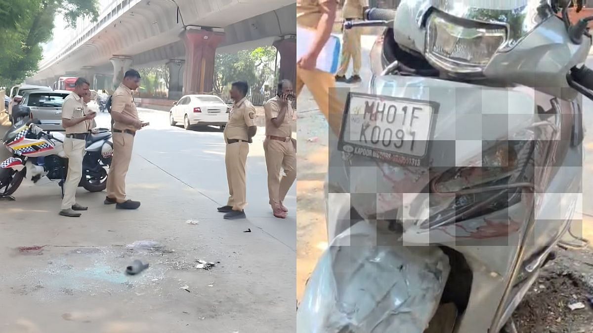 Mumbai: 12-Year-Old Matunga Don Bosco Student, Father Injured After Scooter Collides With Parked Taxi Near Dadar | VIDEO