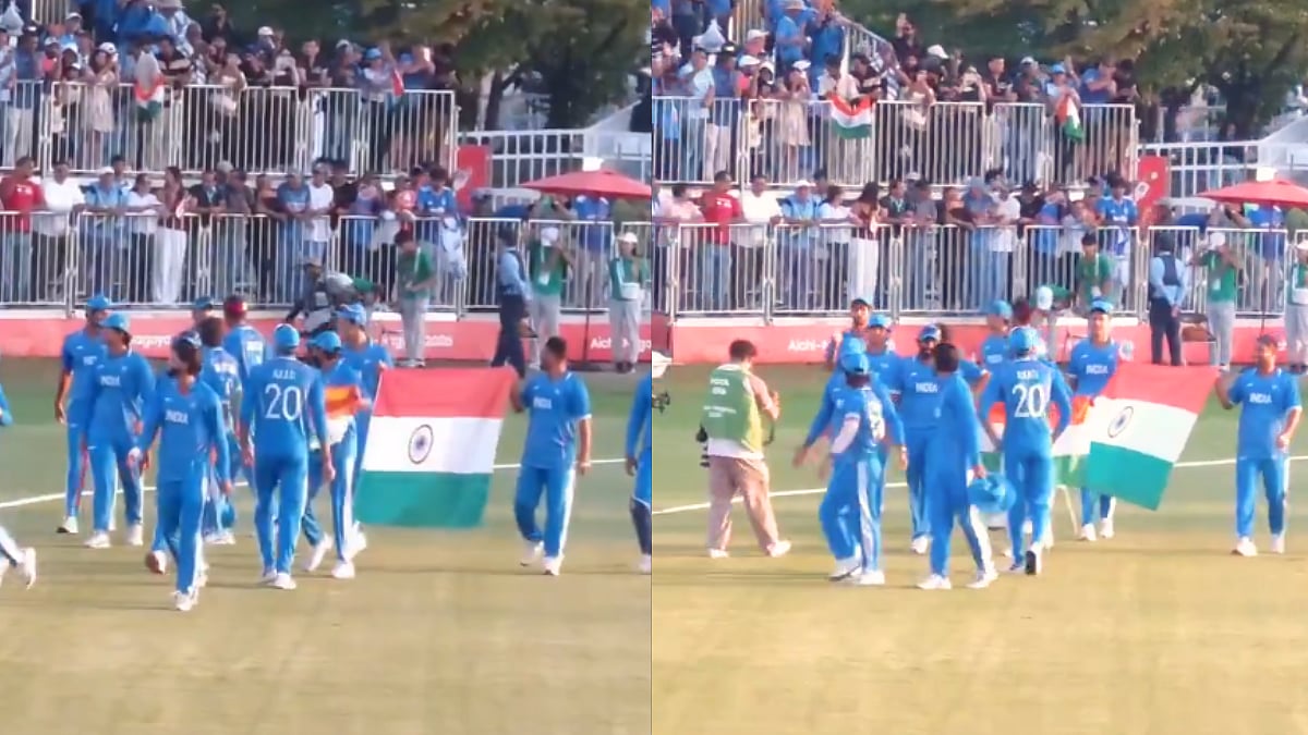 Tricolour In Hand! Team India Take Lap Around Ground After Beating Pakistan To Win Asian Games Gold Medal | Video