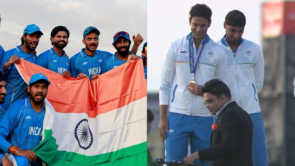 Asian Games 2026: Indian National Anthem Plays In Aichi-Nagoya As Shreyas Iyer & Co Receive Gold Medal From ICC Chairman Jay Shah | Video