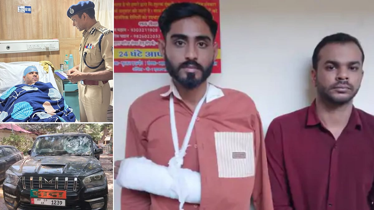 SUV Rams Police Barricade, Injures 2 Cops; Driver Caught After High-Speed Chase In Indore 