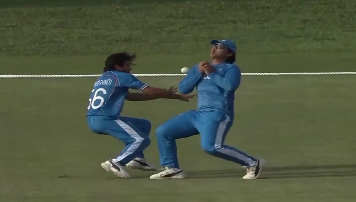 Scary Scenes! Vaibhav Sooryavanshi & Ravi Bishnoi Collide In Nasty Catching Mix-Up During IND vs PAK Asian Games Final | Video