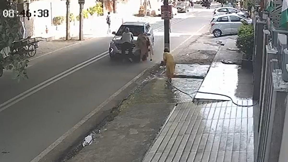 Elderly Couple Knocked Down By Creta In Delhi's Kirti Nagar; Woman Driver Arrested, Car Impounded - VIDEO