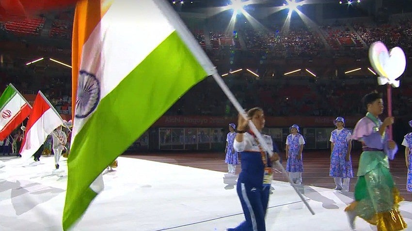 Asian Games 2026: Neeru Dhanda Leads Indian Contingent As Flag-Bearer At Closing Ceremony
