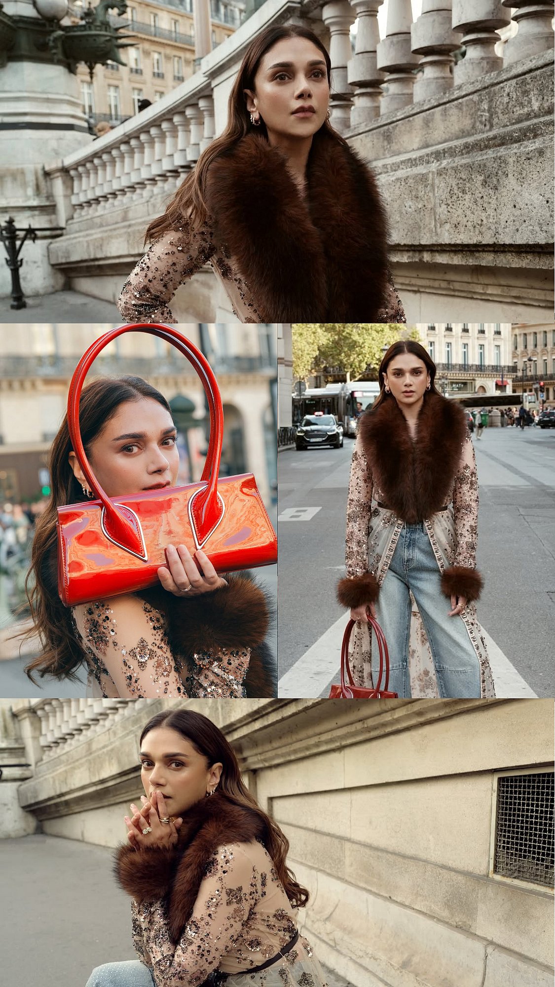 Aditi Rao Hydari Brings High-Fashion Drama To Paris Fashion Week In Embellished Coat And Venus Bag...