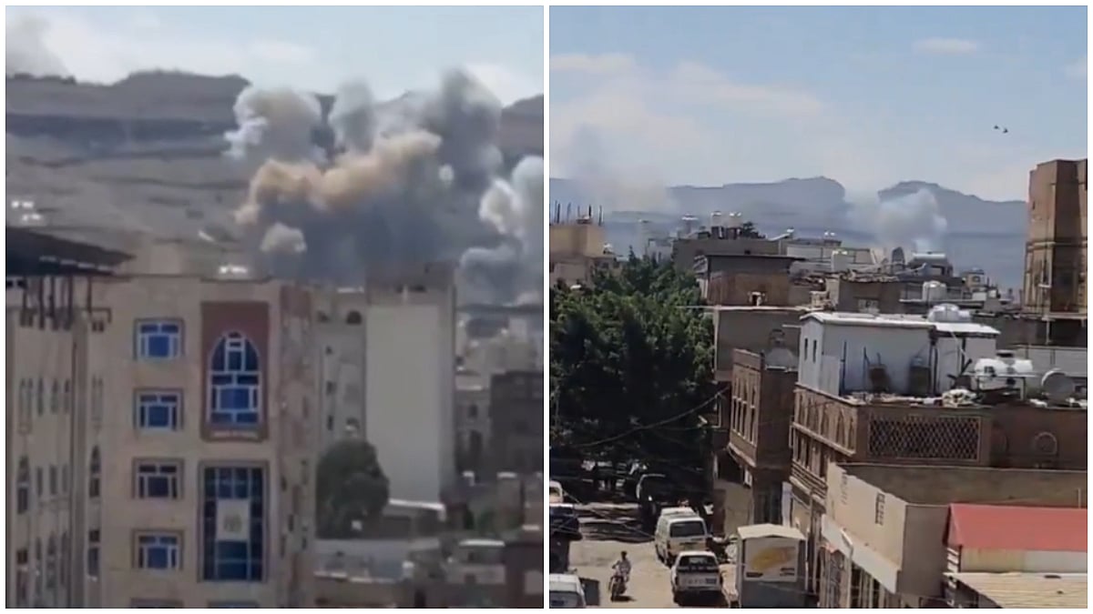 Powerful Explosions Rock Yemen's Sanaa As Houthis Report Renewed Saudi Airstrikes After Riyadh Attack