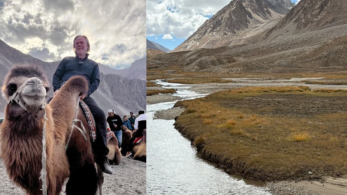 Australian Envoy Philip Green Visits Ladakh, Rides Bactrian Camel; Know His Travel Itinerary