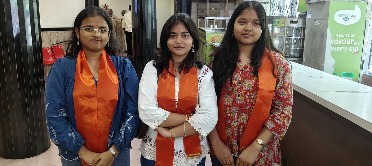 Bhavini, Tanya, Suhani (L to R)