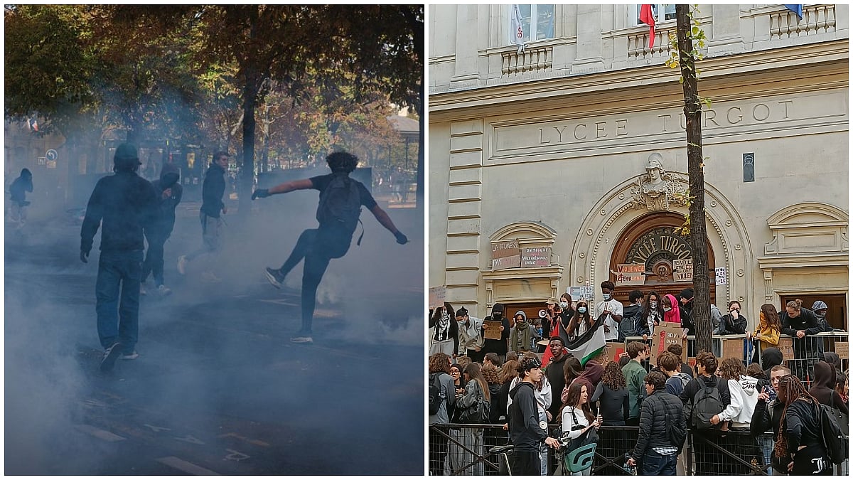 France School Protests Intensify, Up To 500 Secondary Schools Face Closures After Clashes & Damage