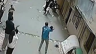 Egyptian Shopkeeper Races To Catch 5-Year-Old Boy Falling From Balcony; Dramatic Rescue Caught On Camera 