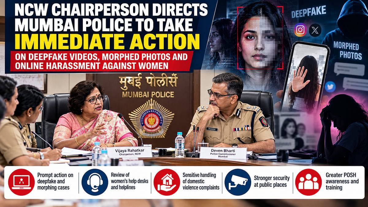 NCW Chief Vijaya Rahatkar Directs Police To Act Swiftly Against Deepfakes, Morphed Photos Targeting Women