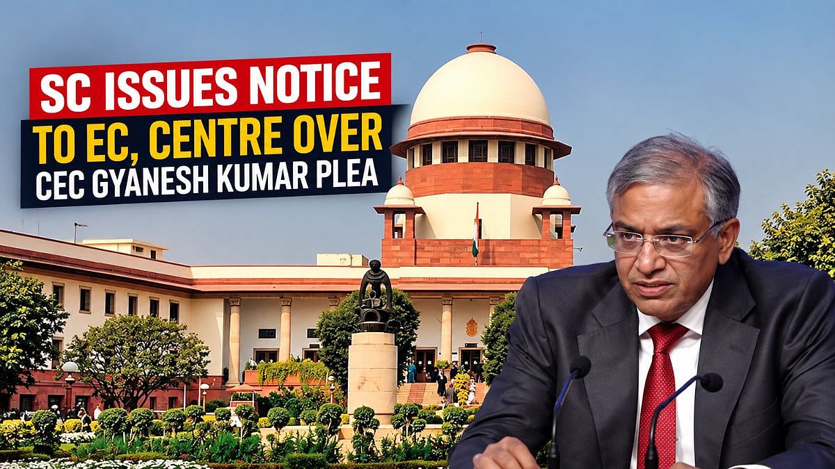 Supreme Court Issues Notice To EC, Centre Over CEC Gyanesh Kumar Plea; Form 6 Row Adds To Controversy