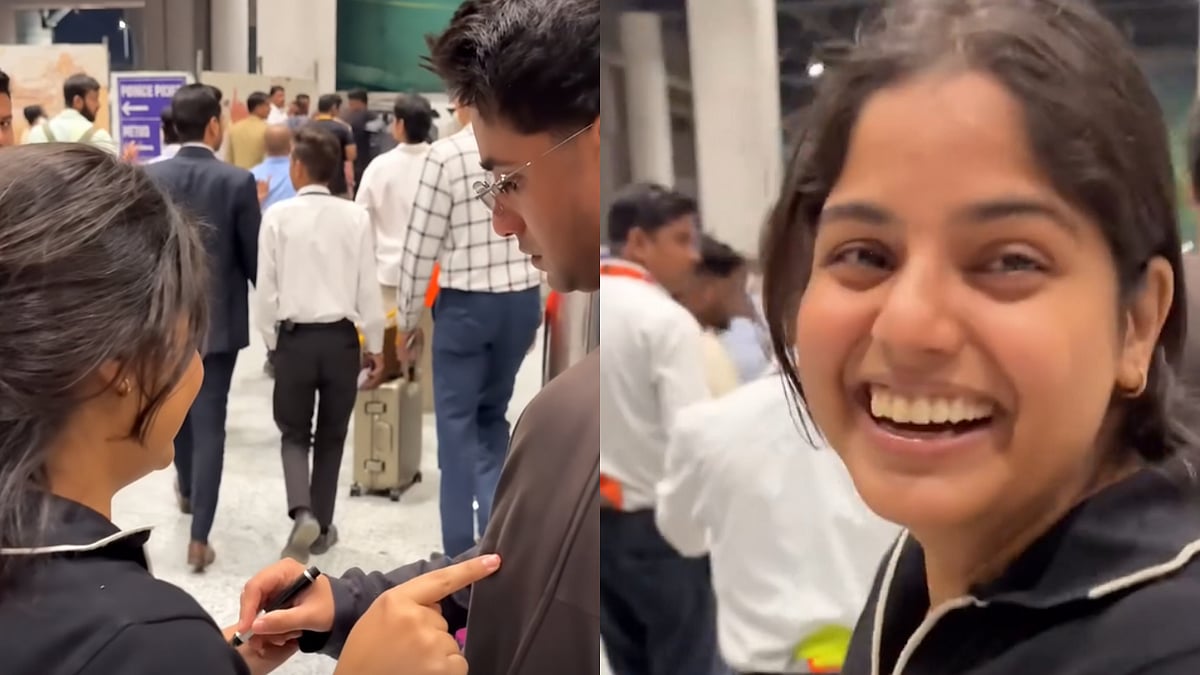 'Can I Touch You?': Abhishek Sharma's Female Fan Pokes Him In Disbelief As India Star Signs Her Hand; VIDEO