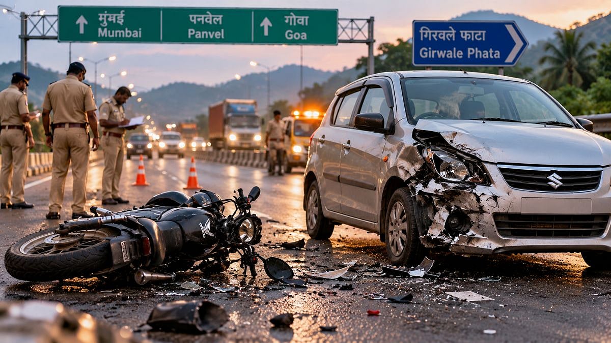 Navi Mumbai Tragedy: 40-Year-Old Bhandup Man Killed, Wife Injured After Motorcycle Allegedly Hit By Speeding Car In Panvel