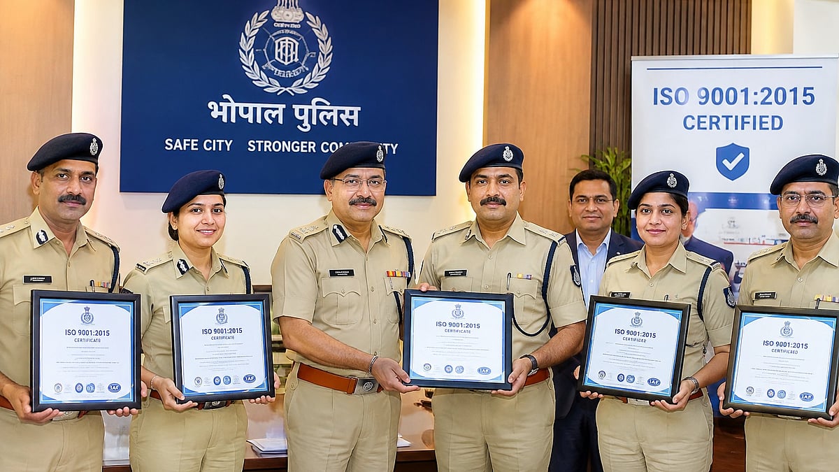 Four Bhopal Police Stations Get ISO 9001:2015 Certification After Major Makeover