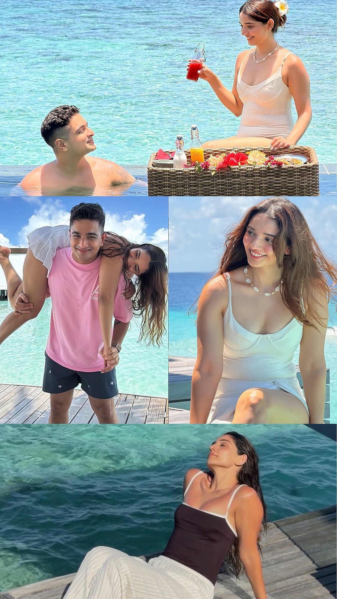 Inside Ranveer Allahbadia And Juhi Bhatt's First Anniversary Celebration In A Breezy Maldives Getaway | WATCH