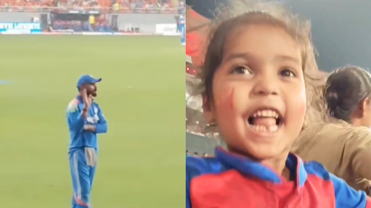 'Meri Taraf Toh Dekh Lo': Virat Kohli's Sweet Gesture To Little Fangirl During IND vs WI 3rd ODI Wins Hearts | Video