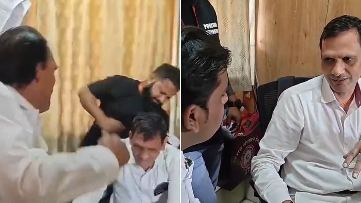 Thane Crime: Woman Alleges 6-Month Harassment By Deputy Station Master, MNS Workers Allegedly Assault Him At Kalyan Station | VIDEO