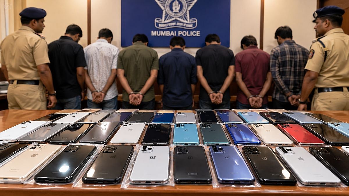 Mumbai Crime: Gamdevi Police Bust Mobile Theft Gang, Arrest 7 And Recover 42 Stolen Phones Worth ₹16 Lakh
