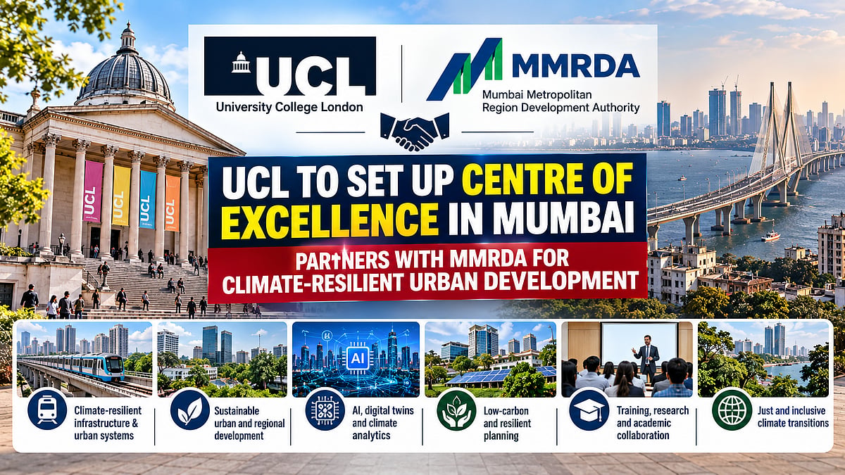 MMRDA, University College London Join Hands To Set Up Climate-Resilient Urban Systems Centre For Mumbai Metropolitan Region