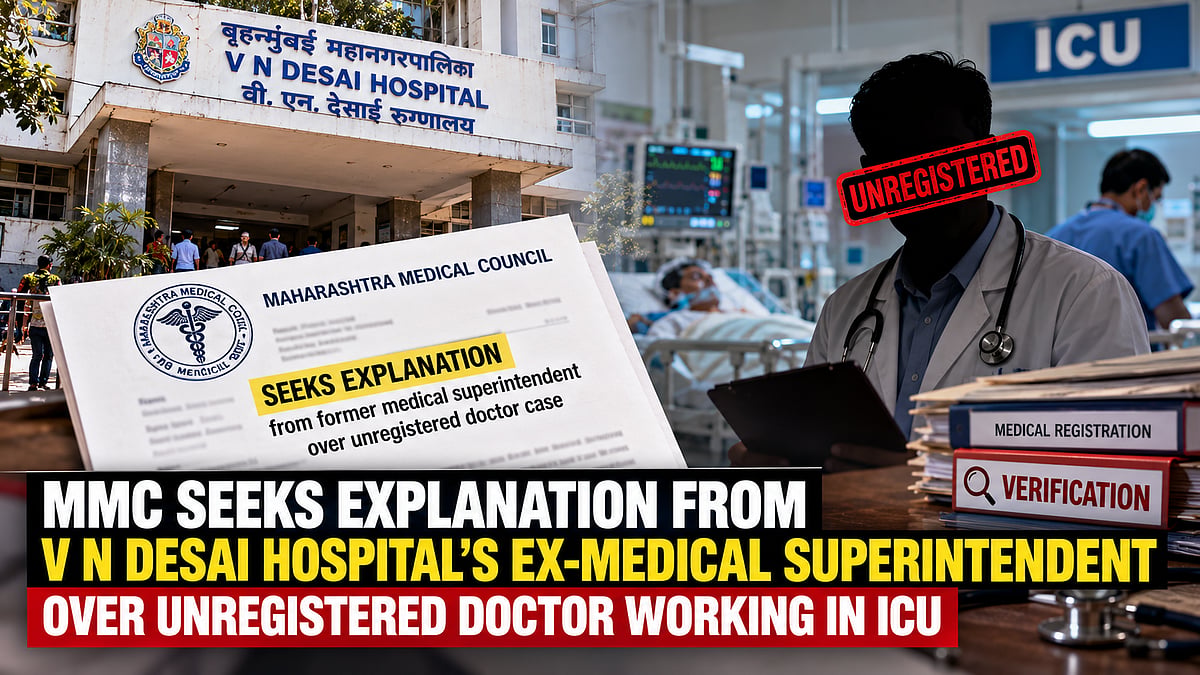 MMC Seeks Explanation From Ex-V N Desai Hospital Superintendent Over Unregistered Doctor Working In ICU