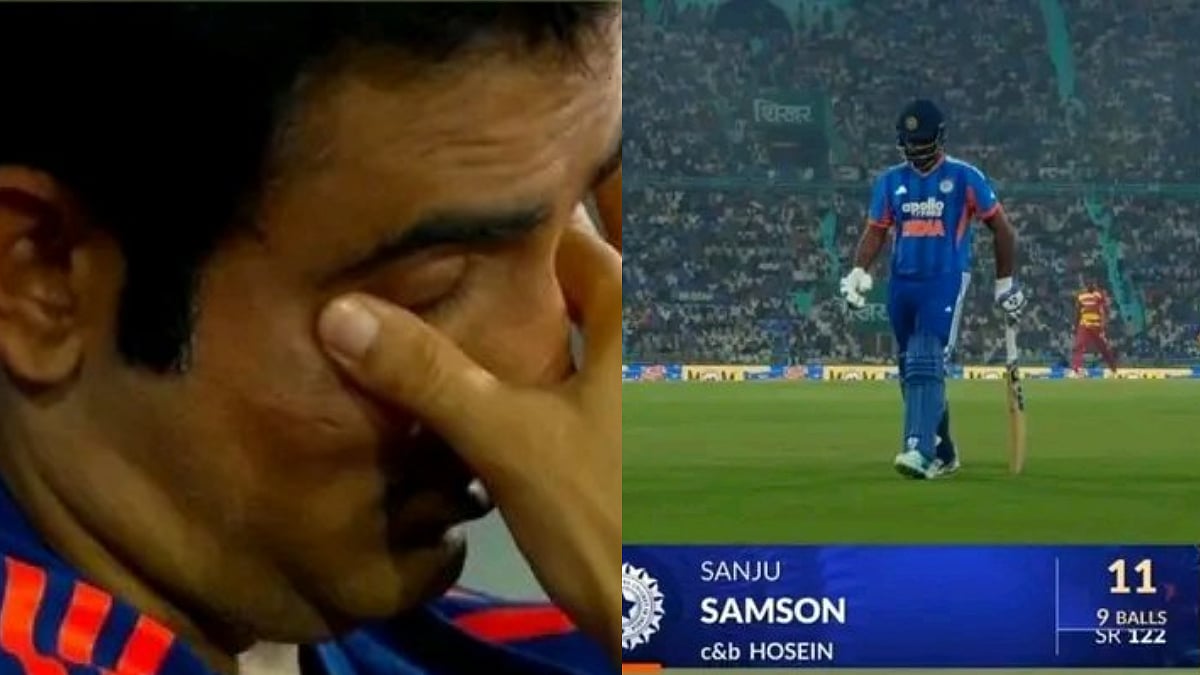 'Most Inconsistent Player': Sanju Samson's Poor Run Continues, Scores His Highest 11 In Last Four T20I Innings; Fans React | VIDEO