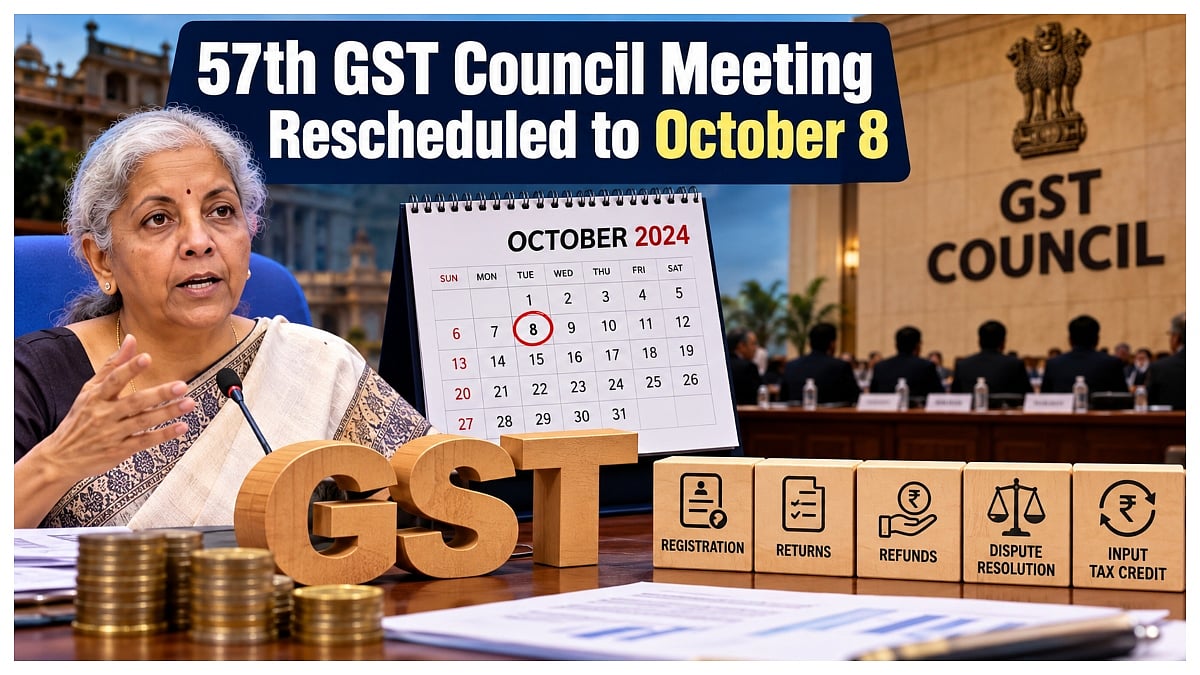 GST Council Meeting Shifted To October 8, What Could Change For Taxpayers And Businesses?