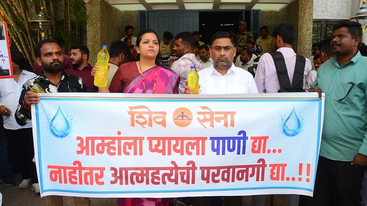 Nashik: Corporator Protests Chemical-Contaminated Water In Dattanagar, Demands Safe Drinking Water