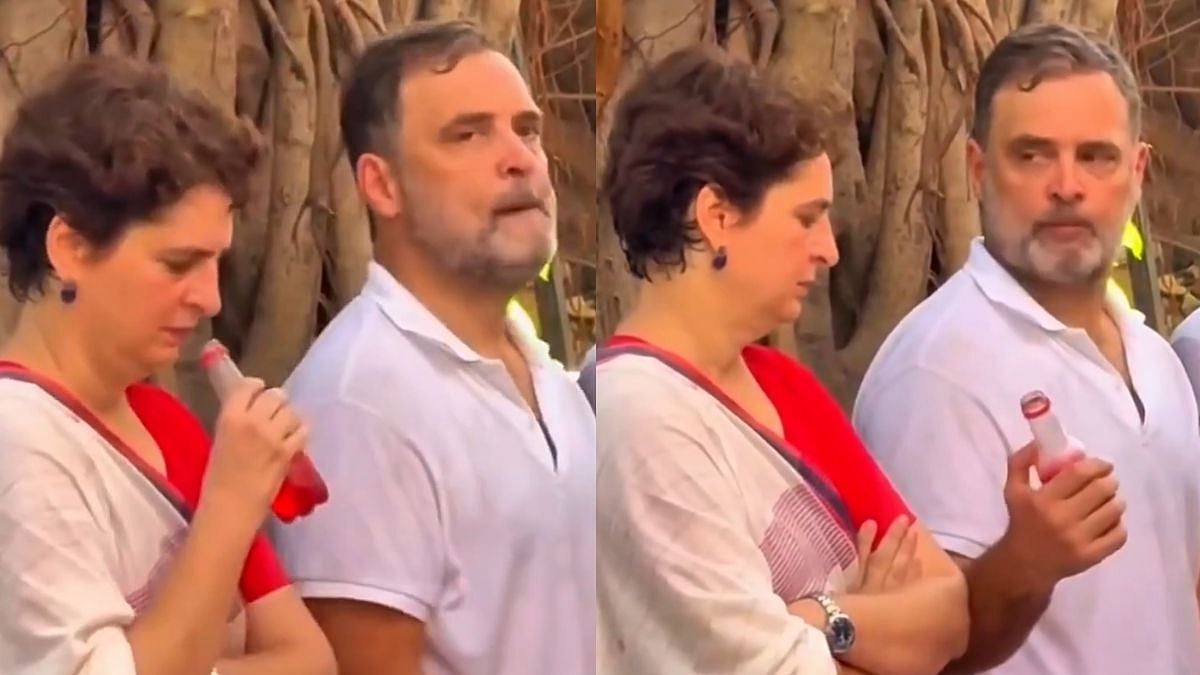 What Is The Red-Coloured Drink Rahul Gandhi Offered Priyanka To Drink At INDIA BLOC Protest Against CEC Site?