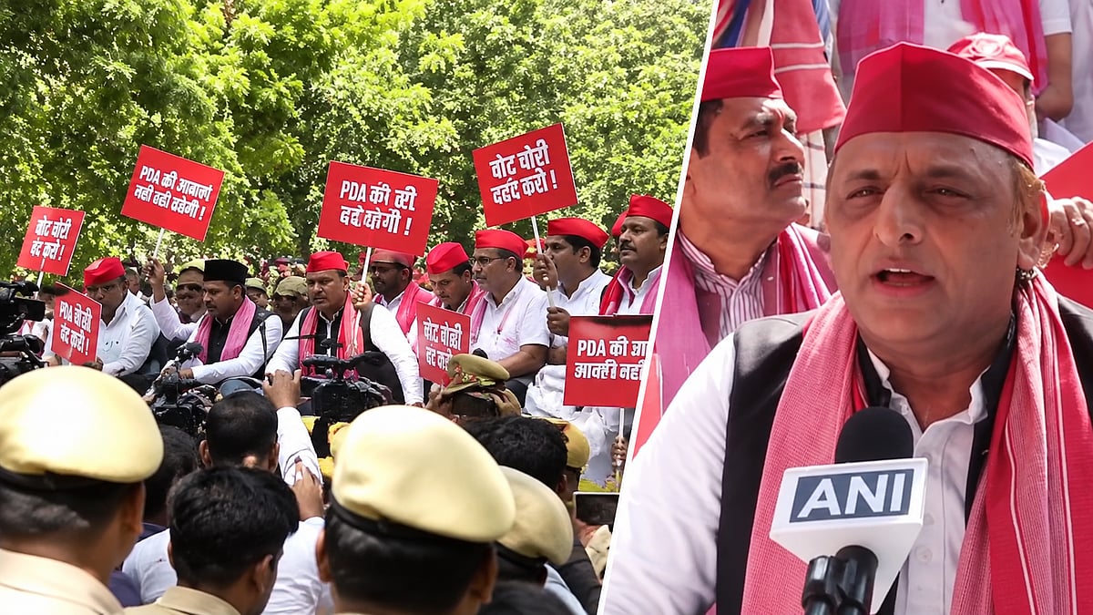 SP Workers Clash With Police In Parts Of Uttar Pradesh Following Akhilesh Yadav's Detention