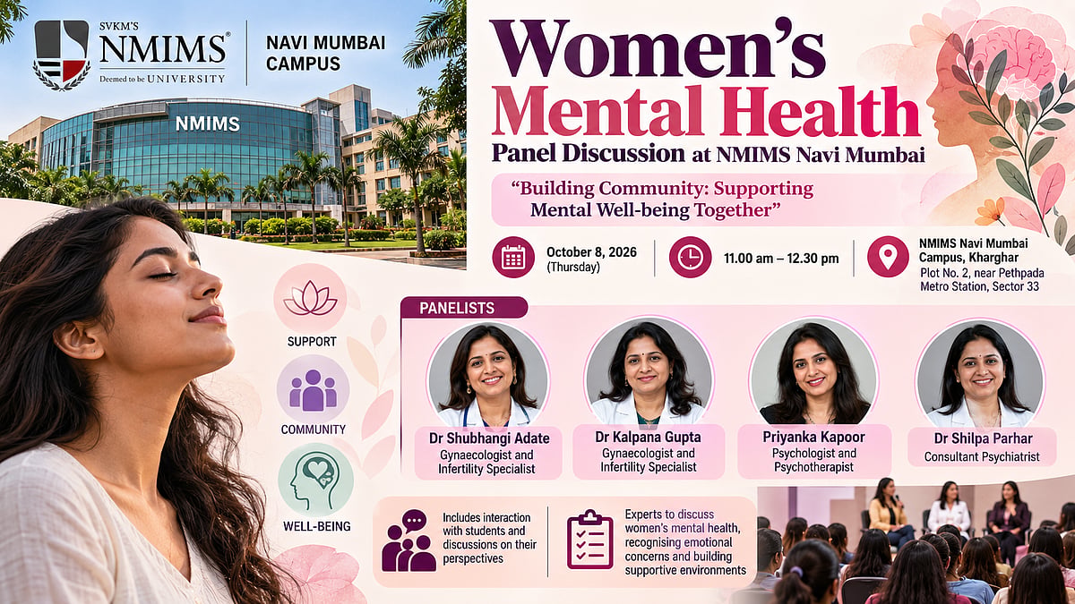 NMIMS to host panel on women’s mental health in Kharghar