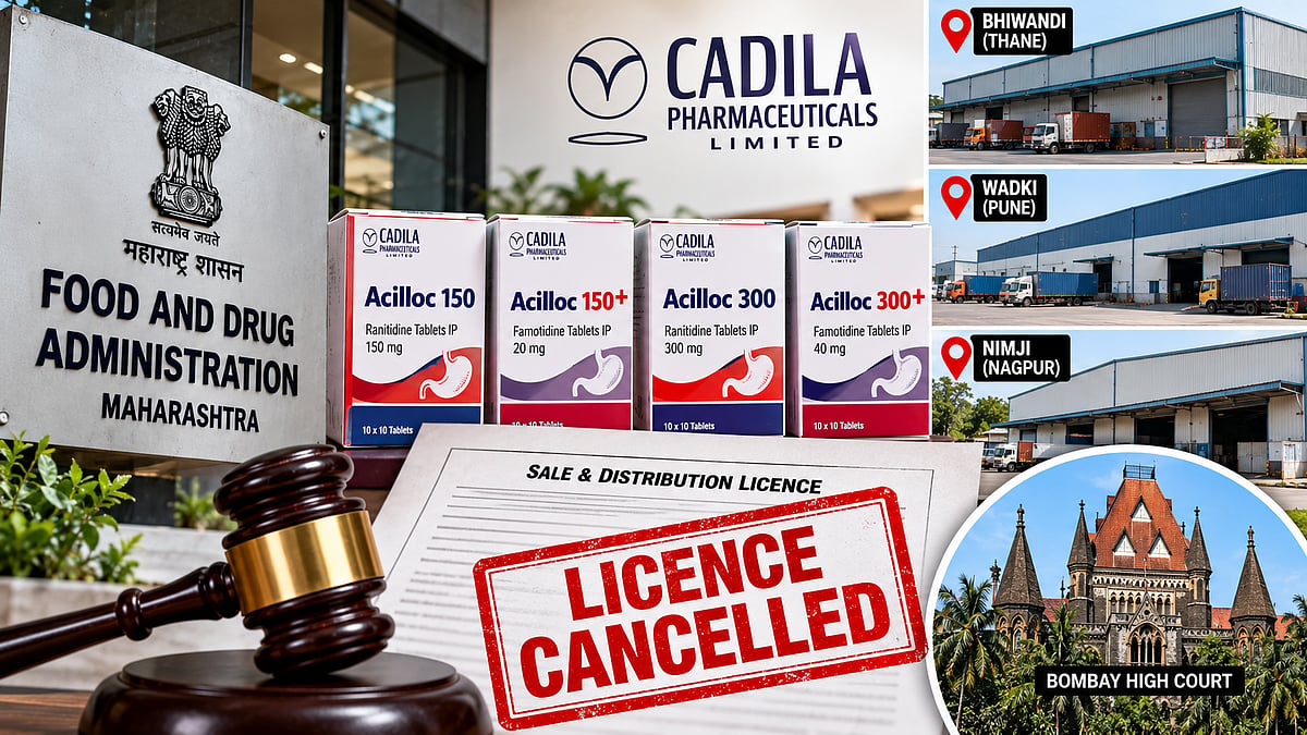 Maharashtra FDA Cancels Cadila CFA Warehouse Licences In Thane, Pune & Nagpur Over ‘Acilloc’ Brand Concerns