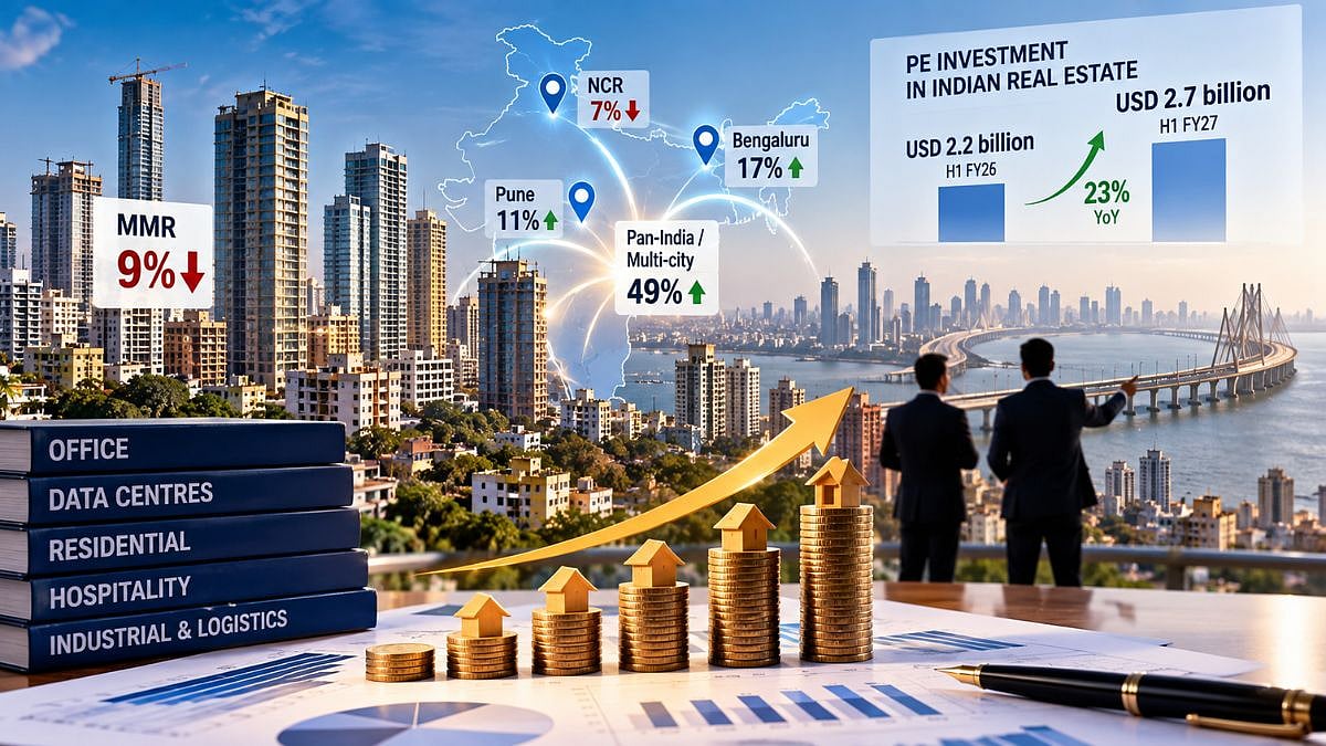 MMR’s Share Of Real Estate PE Inflows Falls To 9 Per Cent In H1 FY27 As Multi-City Platforms Gain Favour