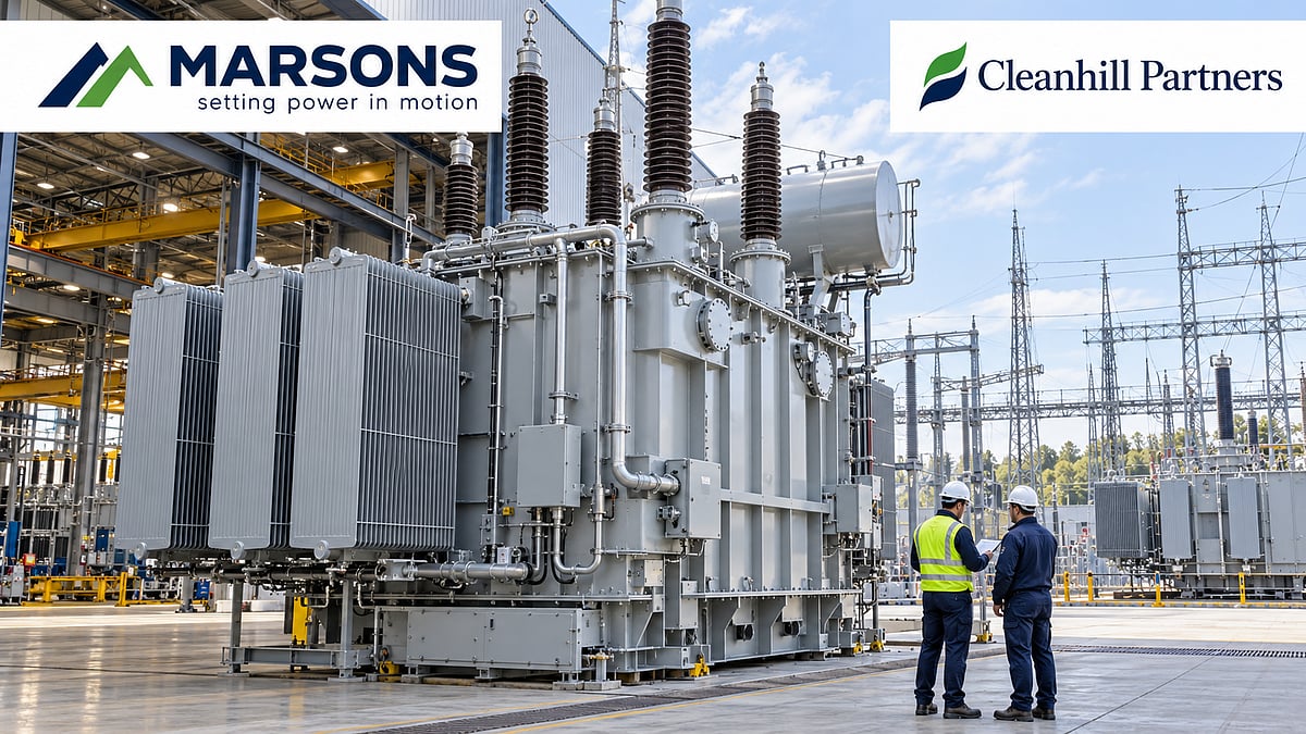 Marsons, Cleanhill Partners To Form JV For North American Transformer Manufacturing