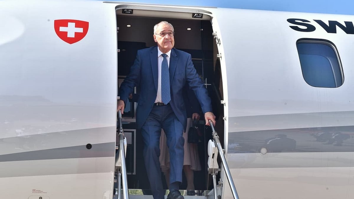 Swiss President Guy Parmelin Visits Noida International Airport With 65-Member Delegation, Inspects Jewar Facilities