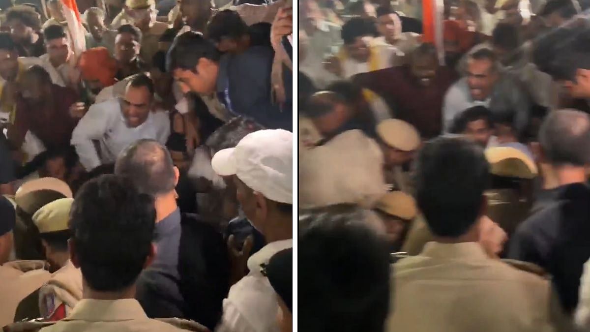 Rahul, Priyanka Gandhi Among 250 Detained At Akashvani Bhawan During Protest Against CEC Gyanesh Kumar | Video