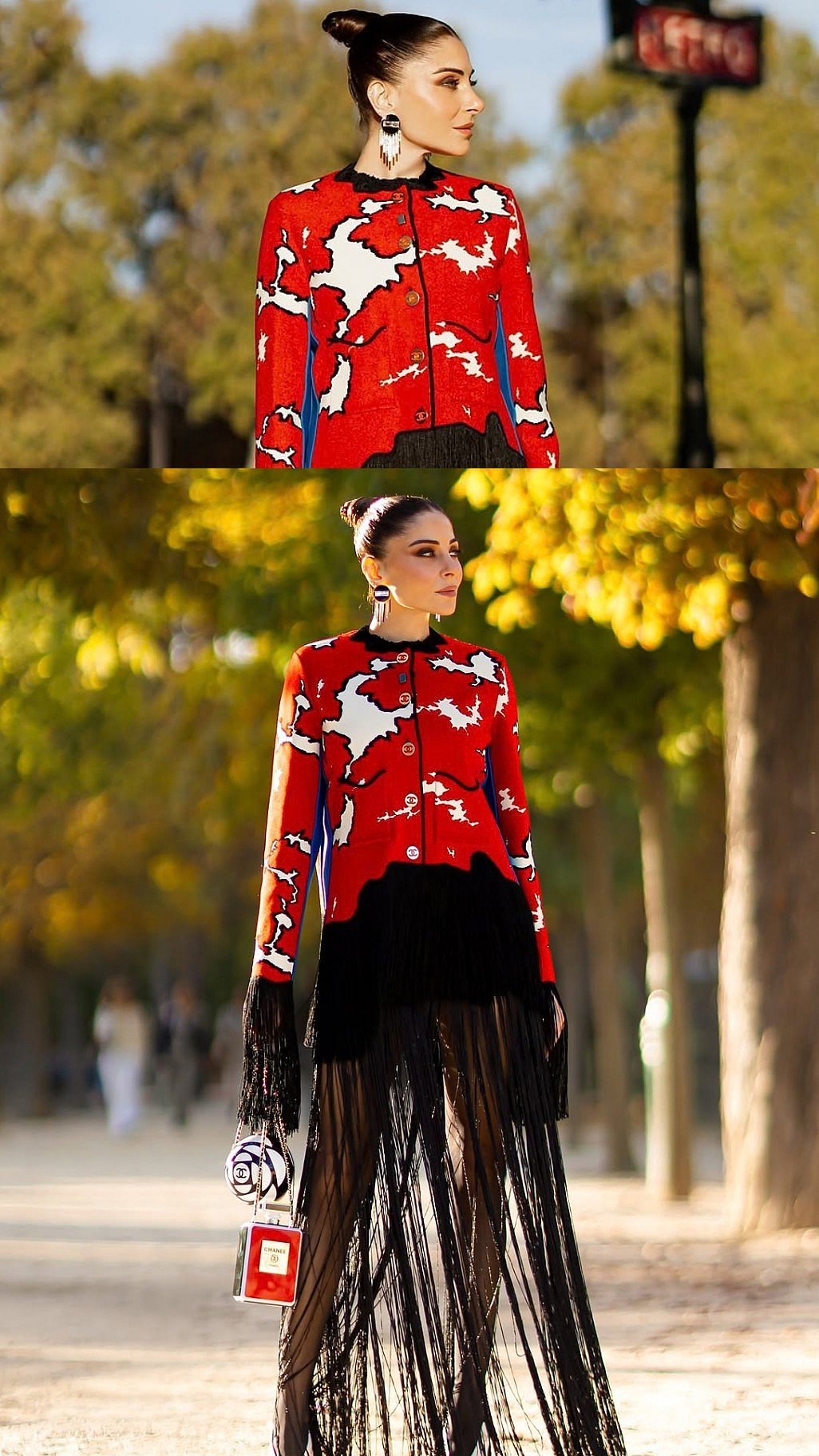 Kanika Kapoor Is No Less Than A Runway Model At Chanel's Paris Fashion Week Show In Red And Black...