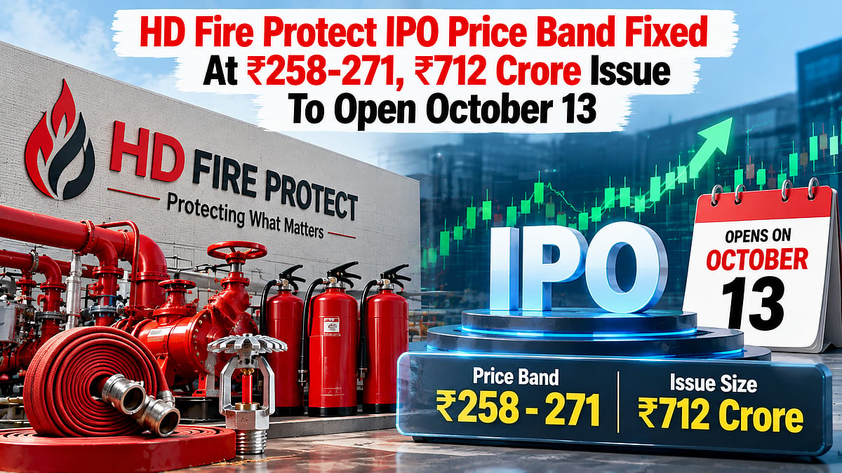 HD Fire Protect IPO Price Band Fixed At ₹258-271, ₹712 Crore Issue To Open October 13