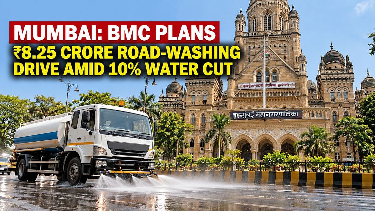 Mumbai: BMC Plans ₹8.25 Crore Road-Washing Drive Amid 10 Per Cent Water Cut, Opposition Raises Questions