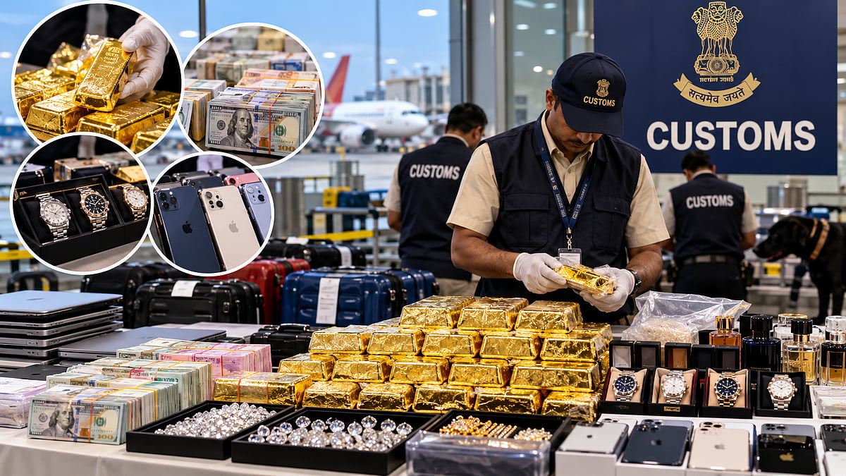 Mumbai Airport Customs Seizes Gold, Narcotics & Ketamine Worth Over ₹101 Crore In 4 Weeks; 40 Arrested In 136 Cases