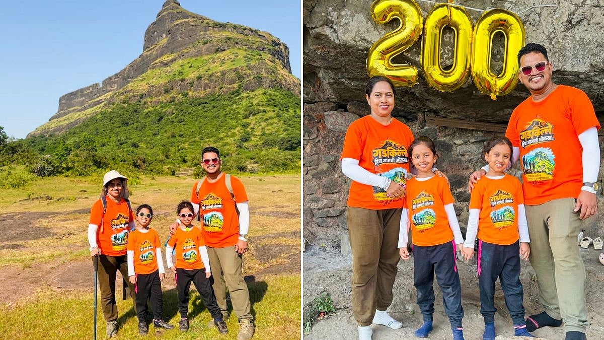 Dombivli’s 7-Year-Old Twin Sisters Conquer 200 Maharashtra Forts, Enter India Book Of Records
