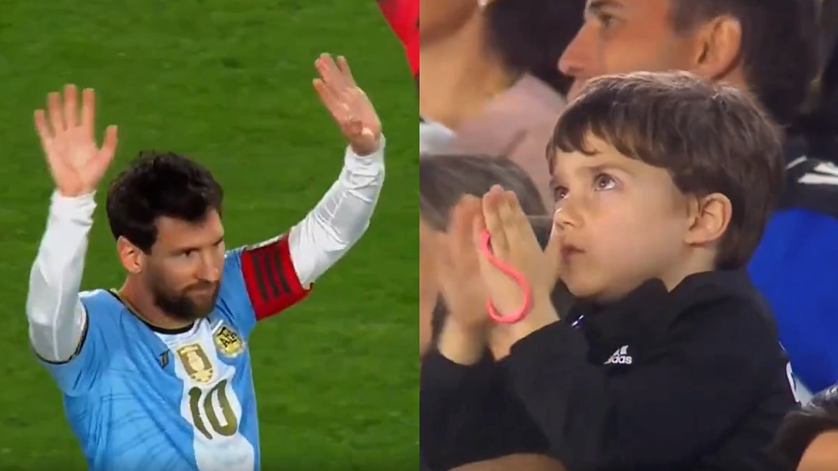 Lionel Messi Gets Emotional Standing Ovation From Fans And Players In 10th Minute Of Final Argentina Match | Video