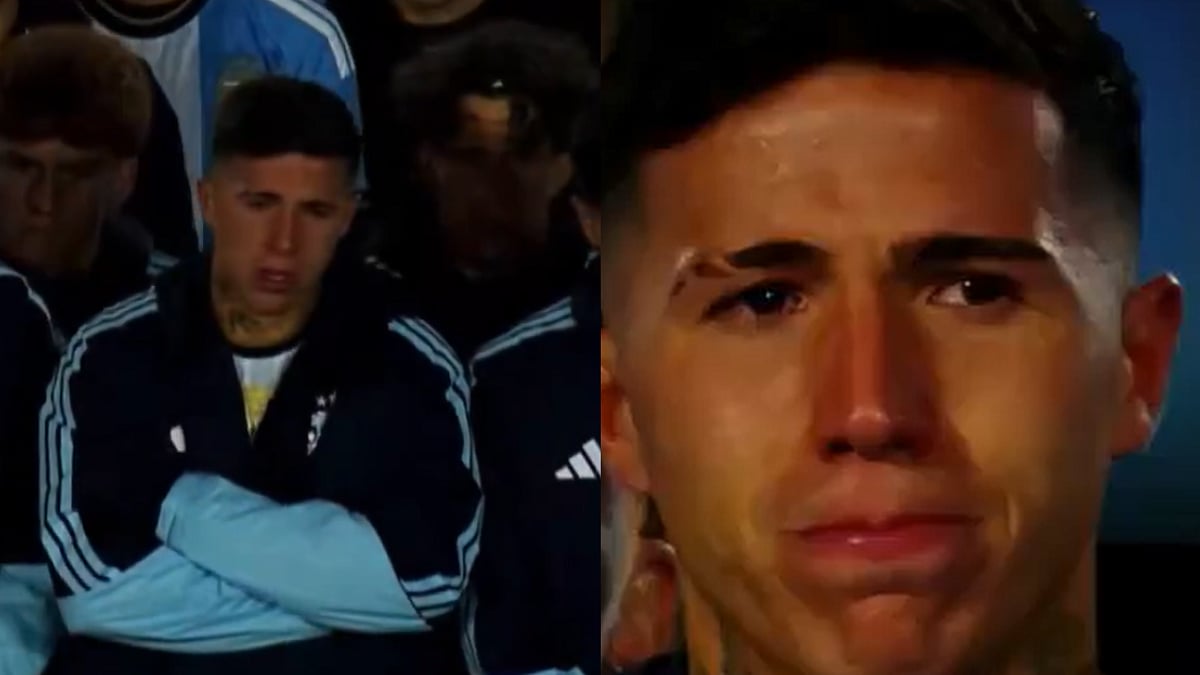Heartbreaking Scenes! Enzo Fernandez Cries As Lionel Messi Gives Emotional Farewell Speech To Argentina Fans | Video