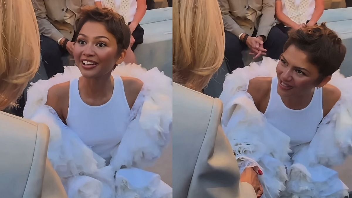 'Girl, Where Are Manners?': Zendaya Stays Seated While Greeting France’s First Lady Brigitte Macron At Louis Vuitton Show; Sparks Debate - VIDEO 