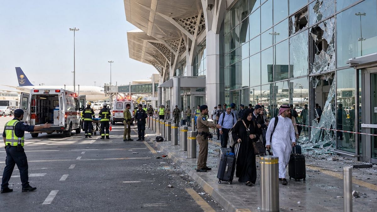 Houthi Attacks Hit Saudi Arabia's Abha, King Khalid Airports, Leaving 3 And 36 Injured Amid Escalating Yemen Conflict | Video