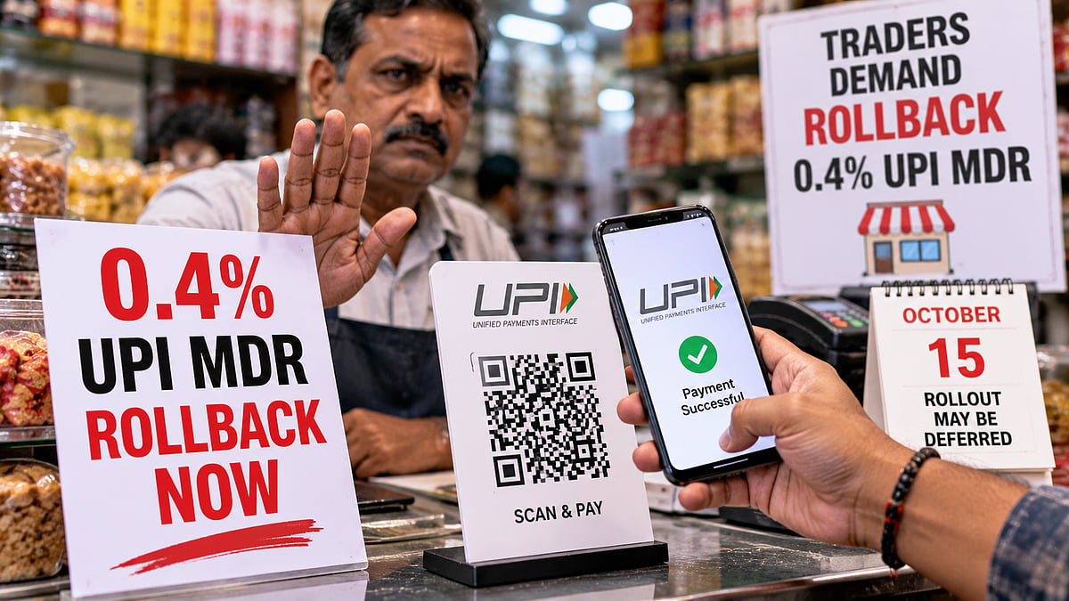 UPI 0.4% MDR Charge May Be Deferred To January 2027 As Traders Demand Rollback Ahead Of October 15
