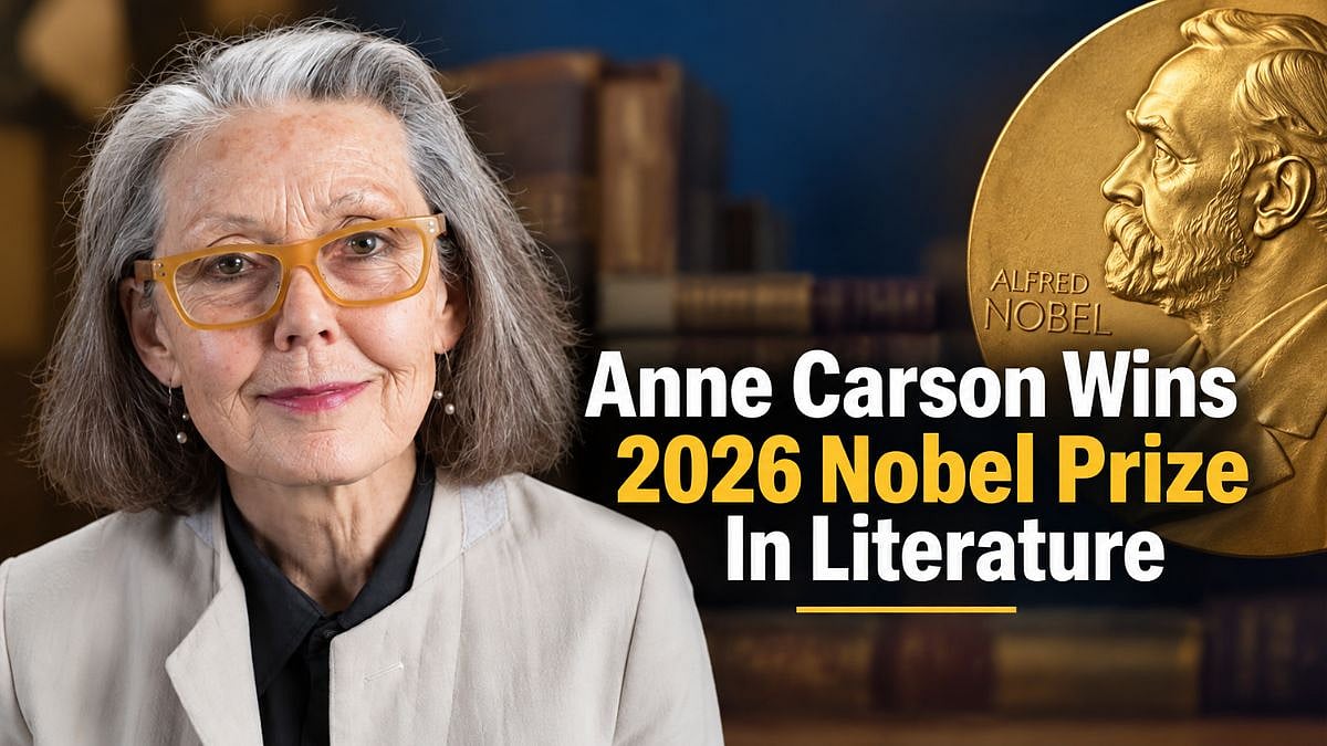 Canadian Poet Anne Carson Wins 2026 Nobel Prize In Literature For Bold And Inventive Writing