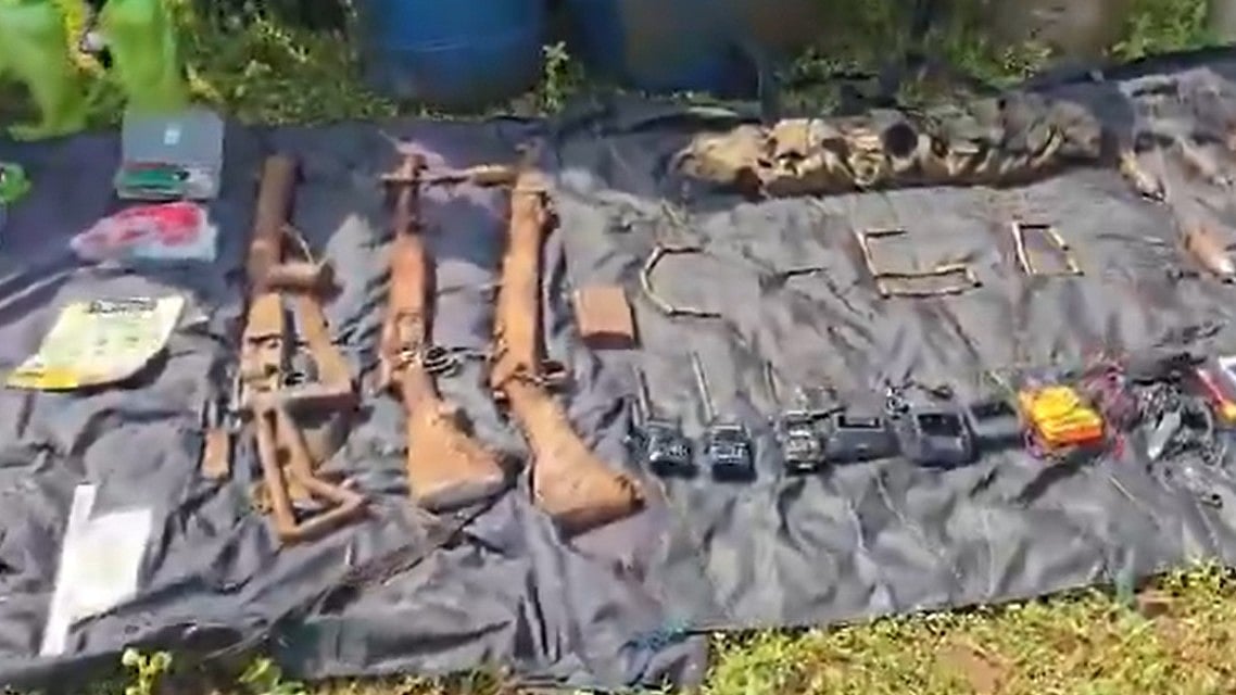 Gadchiroli Police Unearth Maoist Arms Cache In Koparshi Forest, Seize Rifles, Grenade Launcher & Explosives