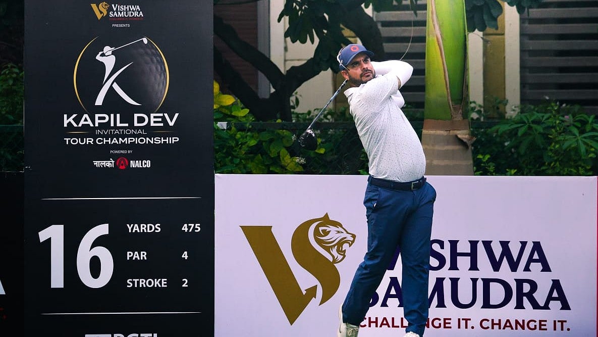 Shubhankar Sharma Opens Four-Shot Lead At Vishwa Samudra Presents Kapil Dev Invitational Tour Championship Powered By NALCO