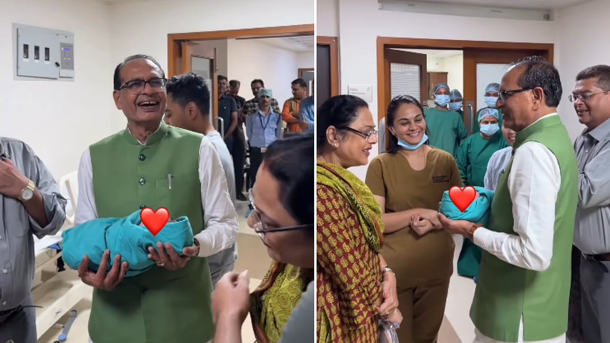 Union Minister Shivraj Singh Chouhan Becomes Grandfather Again; Welcomes Grandson Ahaan Born To Kunal And Riddhi | VIDEO