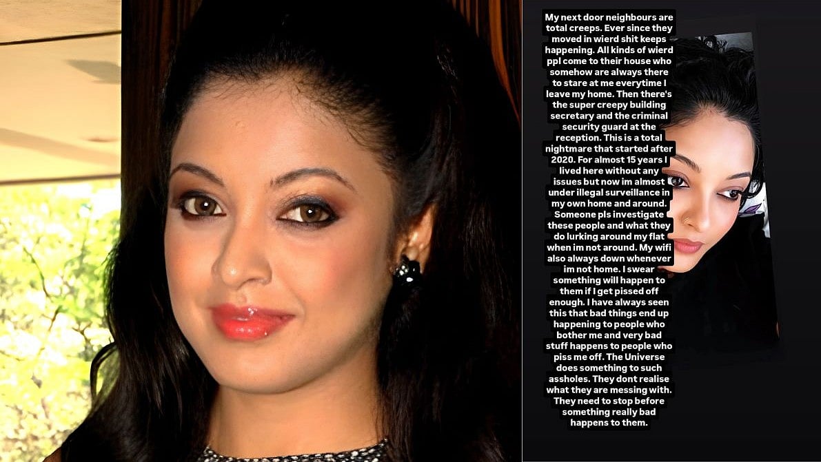 'Weird People Come To Their House...': Tanushree Dutta Calls Her Neighbours 'Creeps'